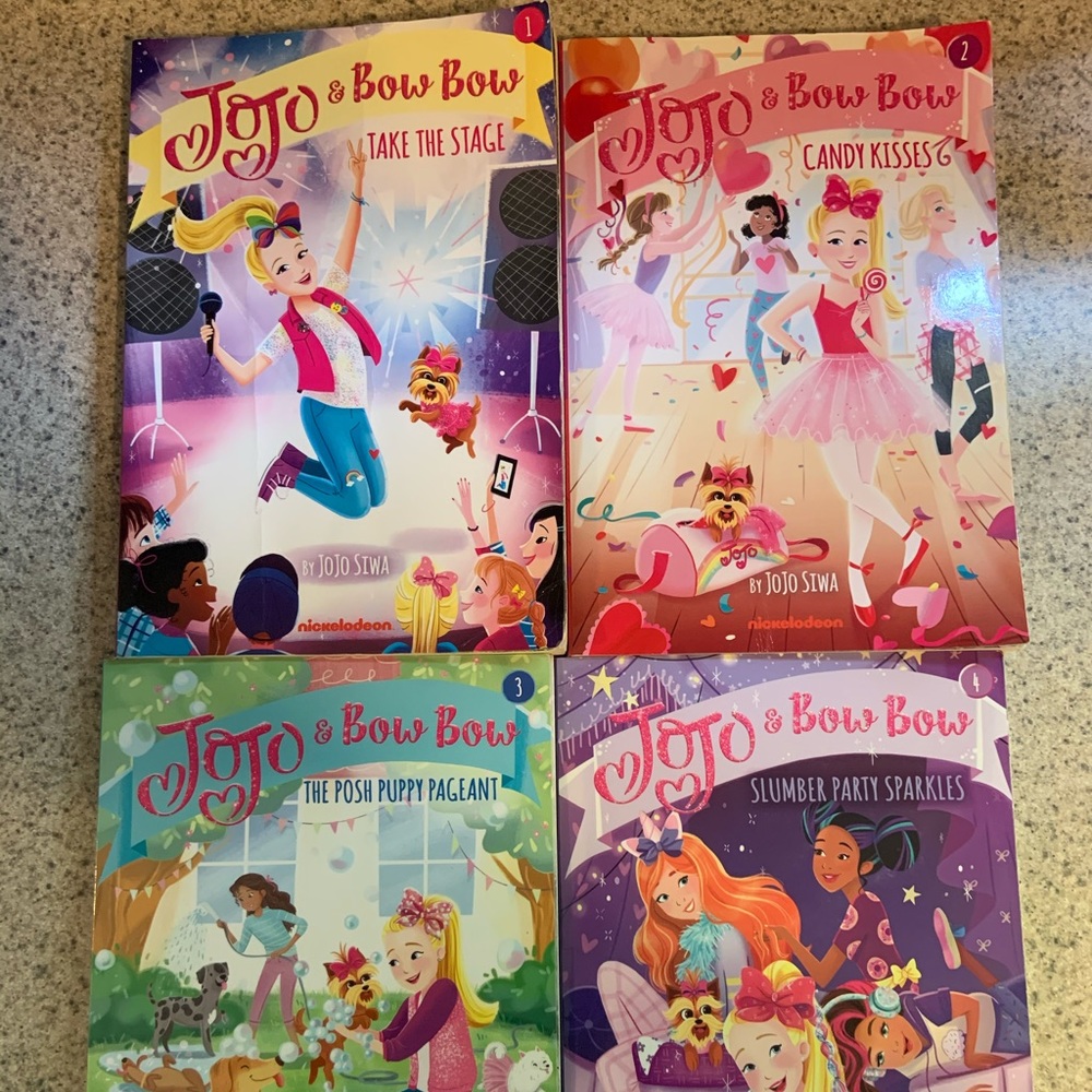 JoJo books 1-4